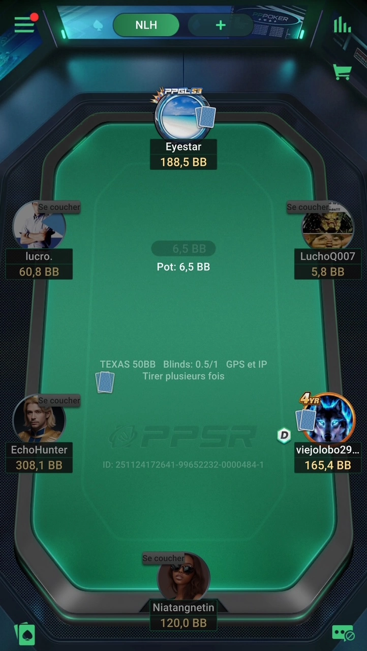Cash game PPPoker